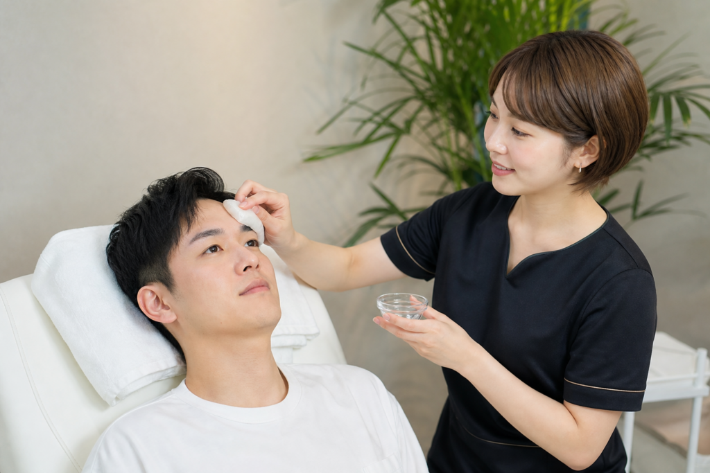 施術の痛み・赤みと施術後の注意点